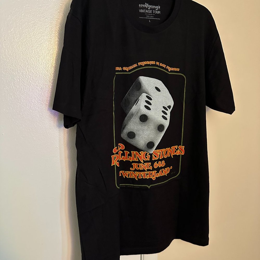 VINTAGE ROCK TEE: The Rolling Stones, Mens L